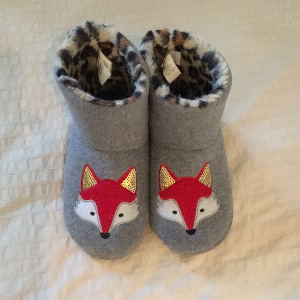 Fox slippers